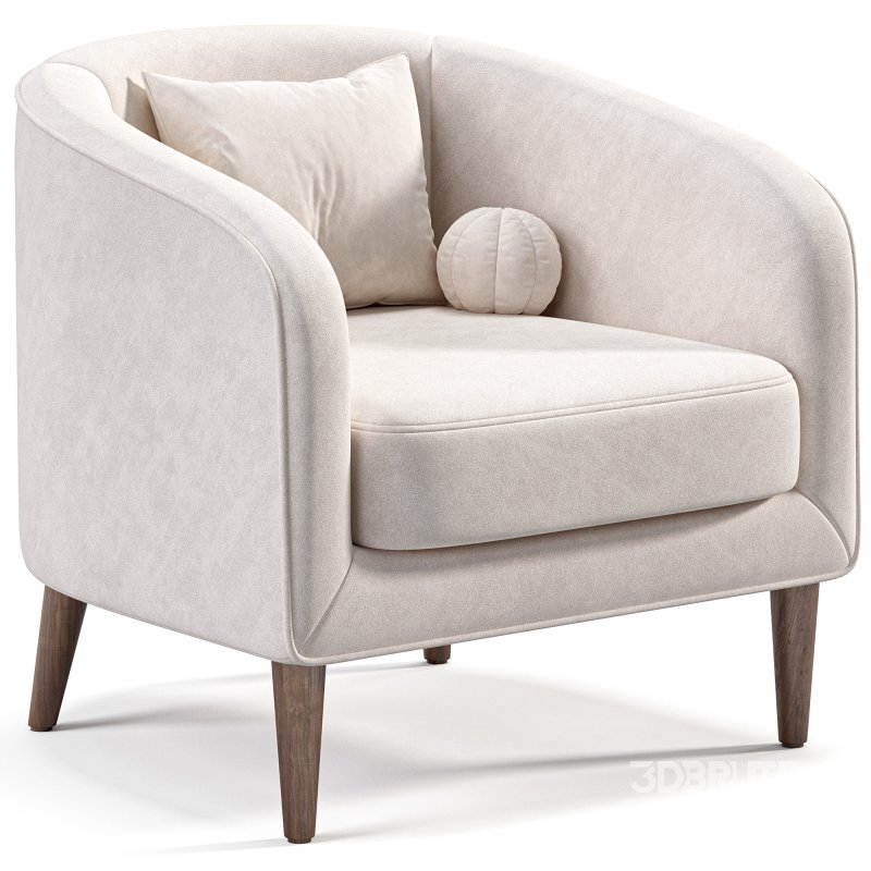 Dolores Upholstered Armchair Image 2
