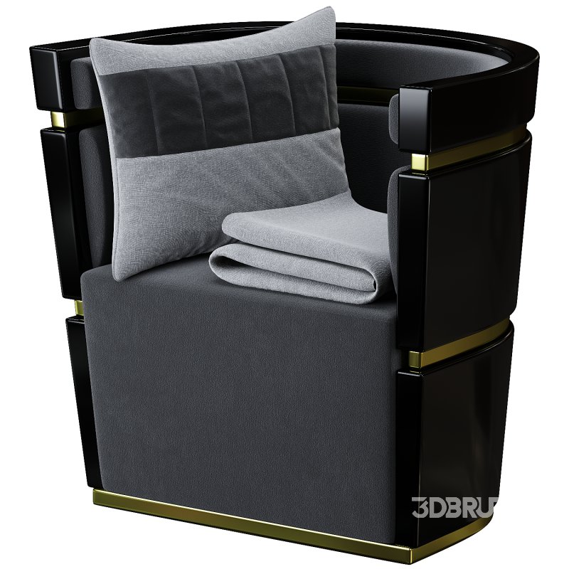 Flavius Dining Chair Black Lacquer Image 3