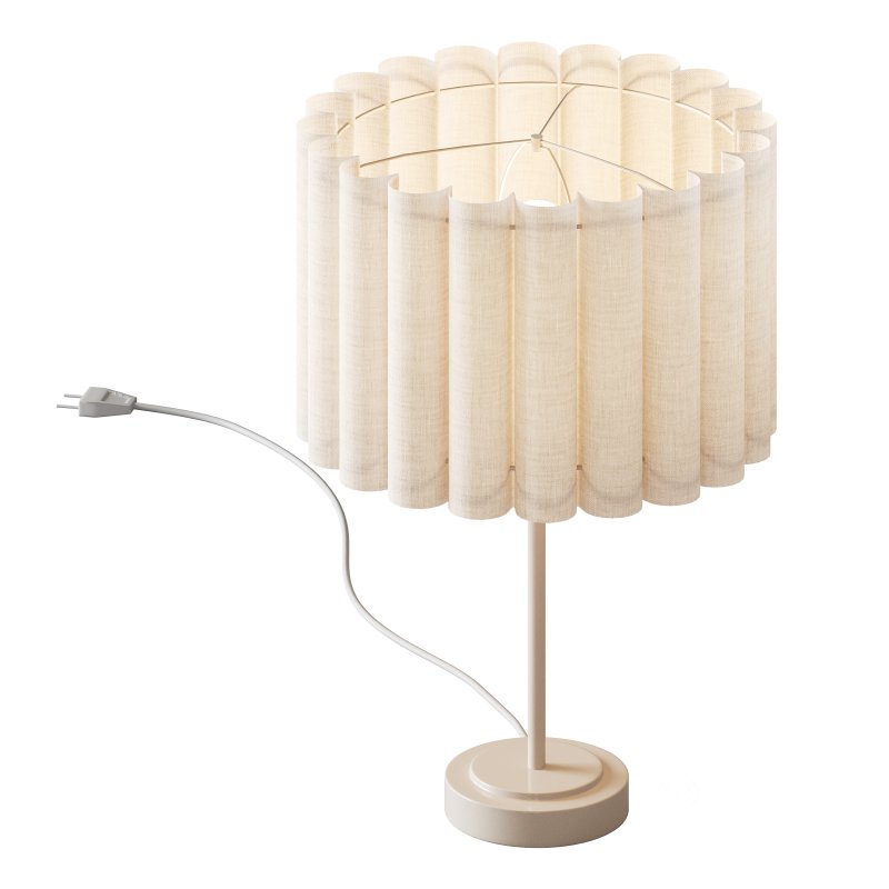 Tafellamp Lucina van linnen Image 3