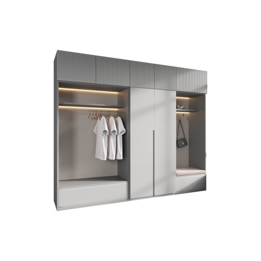 Hallway area with a minimalistic hanger