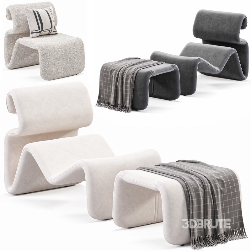 Etcetera Lounge Chair Sand Beige Image 2