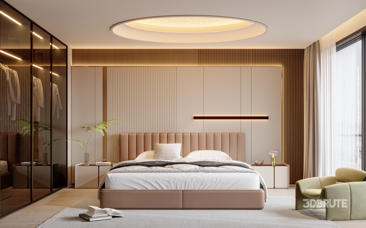 Modern bedroom Image 1