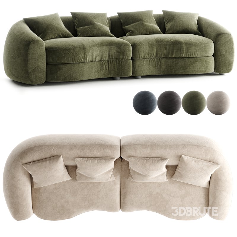 Fable Performance Fabric 3 Seater Sofa Image 7