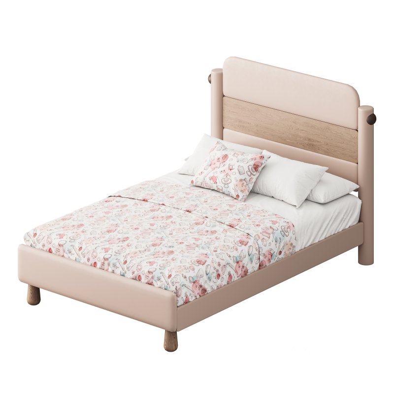 Desiree Childrens Bed White Natural Image 6