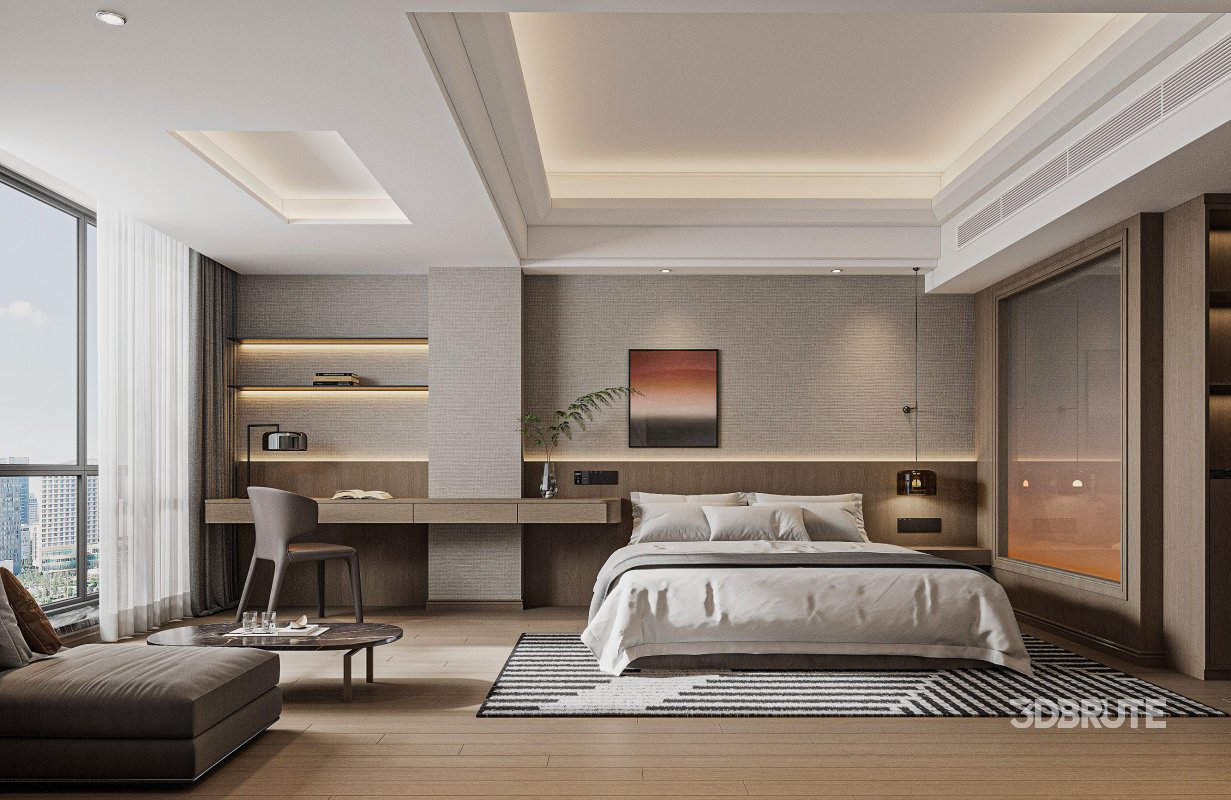 Modern bedroom Image 1