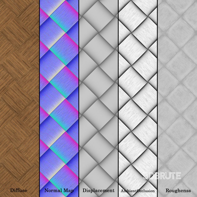 Bamboo Weave 03 (Seamless) Image 7