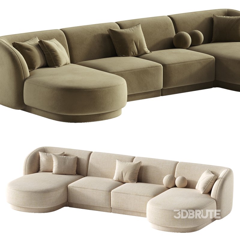 U-shaped sofa Miley Image 4