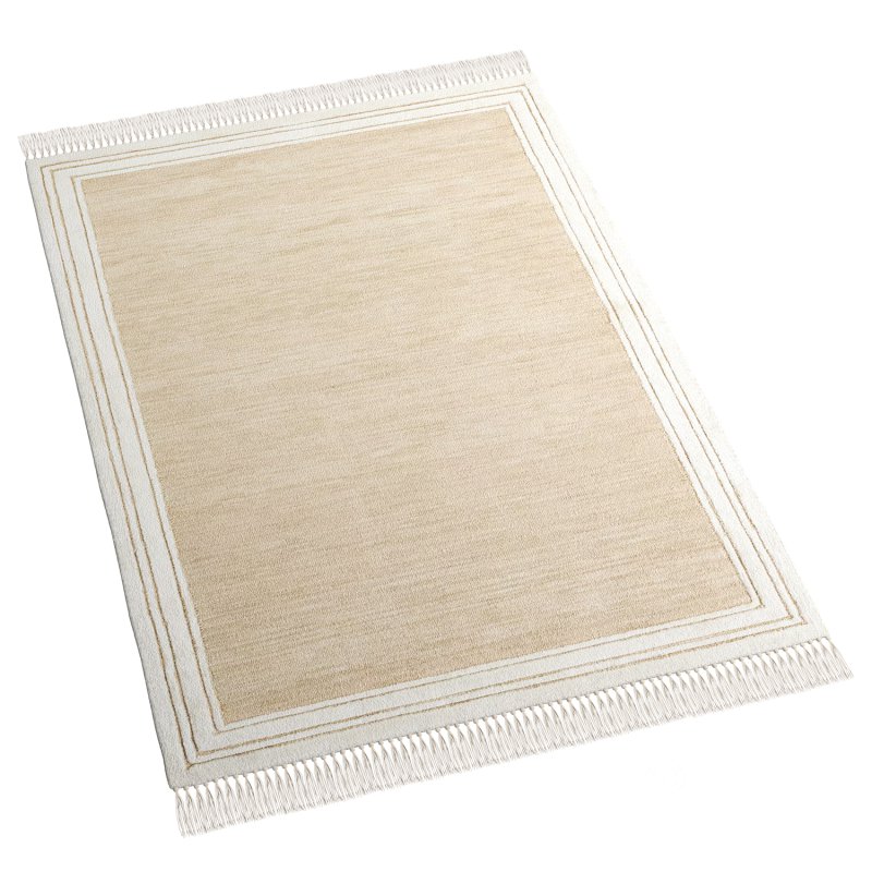 Wool Blend Tufted Tassel Rug Image 2