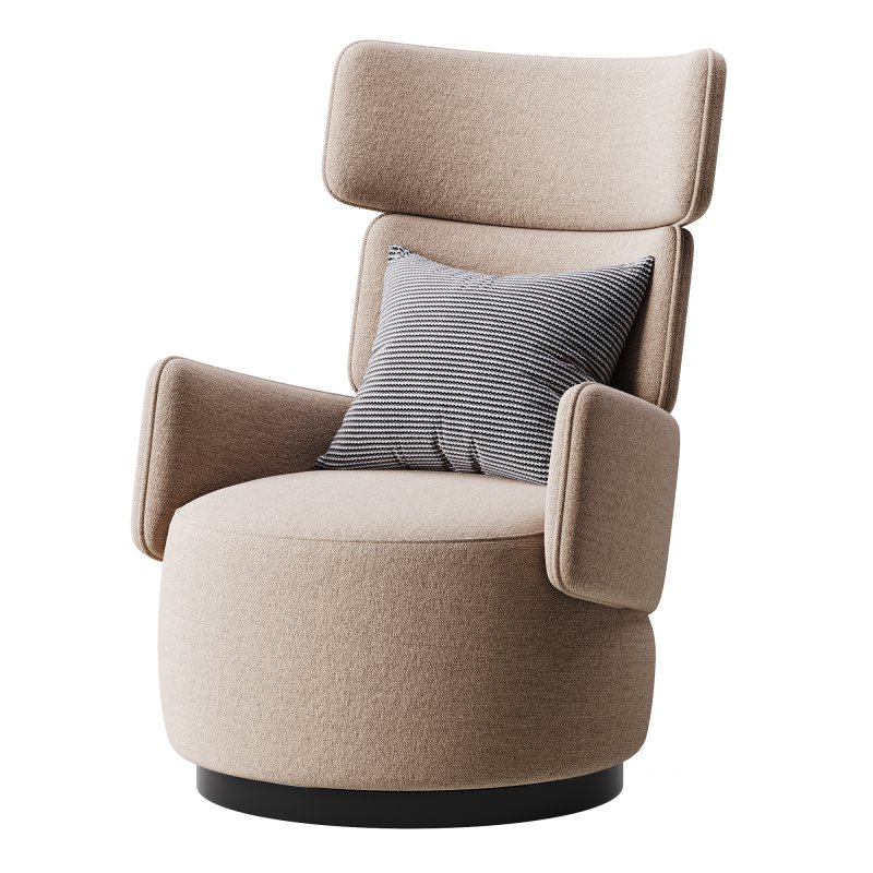 Boris Beige Armchair Image 14