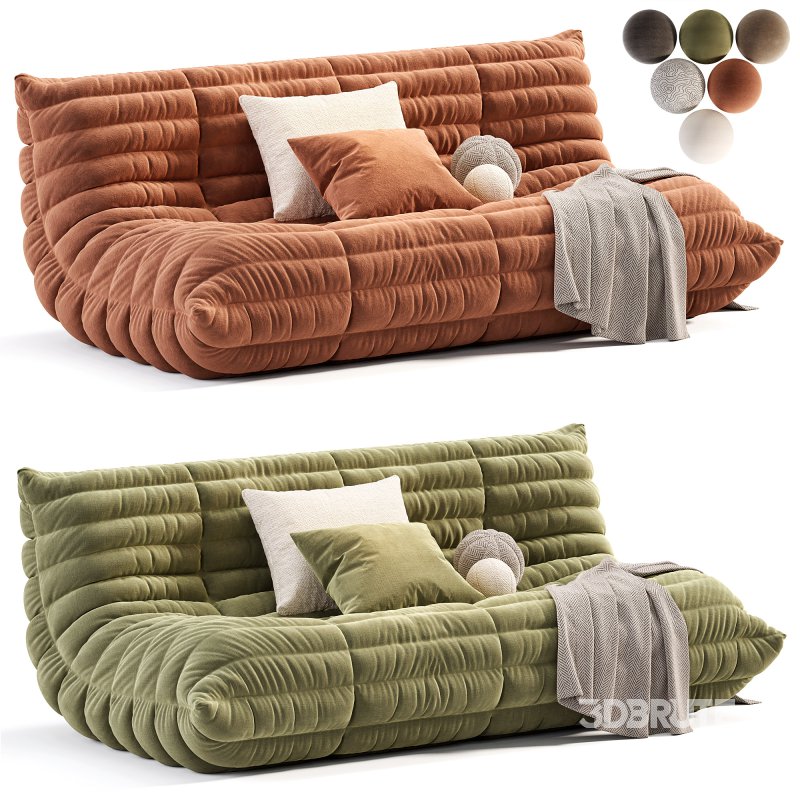 Togo Loveseat By Ligne Roset Image 3