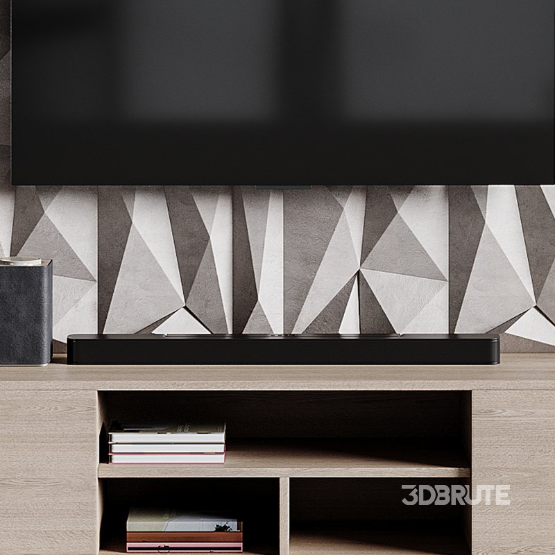 Modern TV Wall 021 Image 11