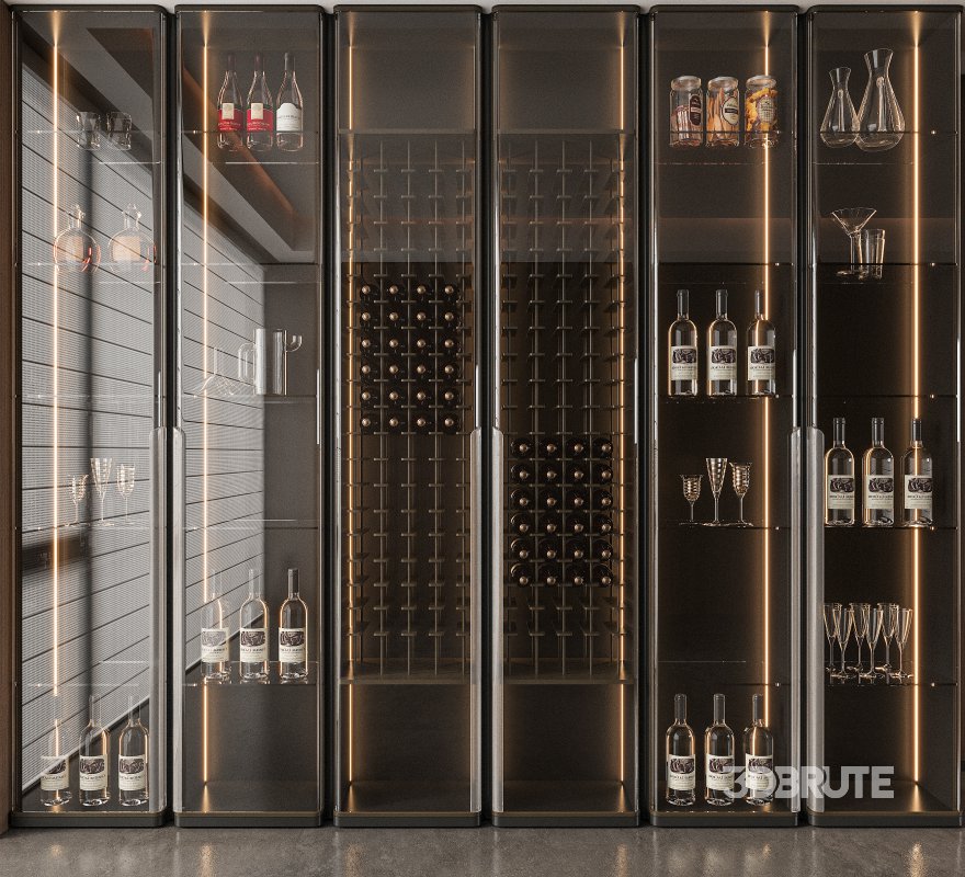 Modern Wine Cabinet Image 1