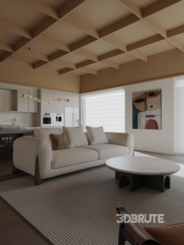 Modern living and dining room Image 4