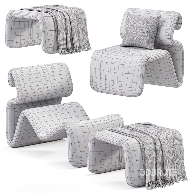 Etcetera Lounge Chair Sand Beige Image 5