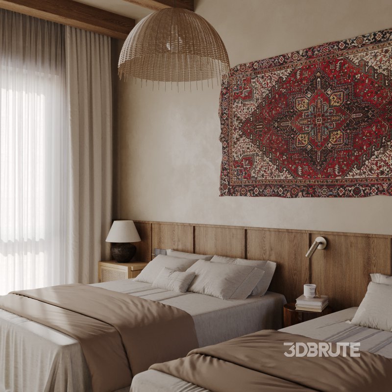 Wabi Sabi double bedroom Image 2