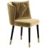 Glam Parsons Armless Dining Chairs Upholstered Dining Side Chair - Thumbnail 2