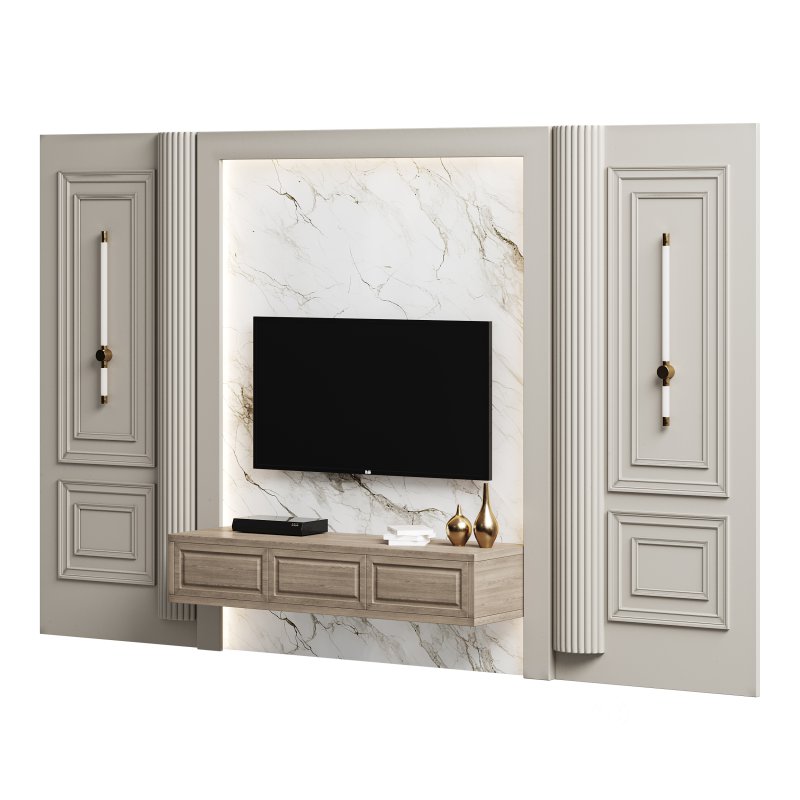 Modern TV Wall 07 Image 1