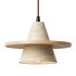 Traditional Japanese Conical Disc Pendant Light - Thumbnail 2