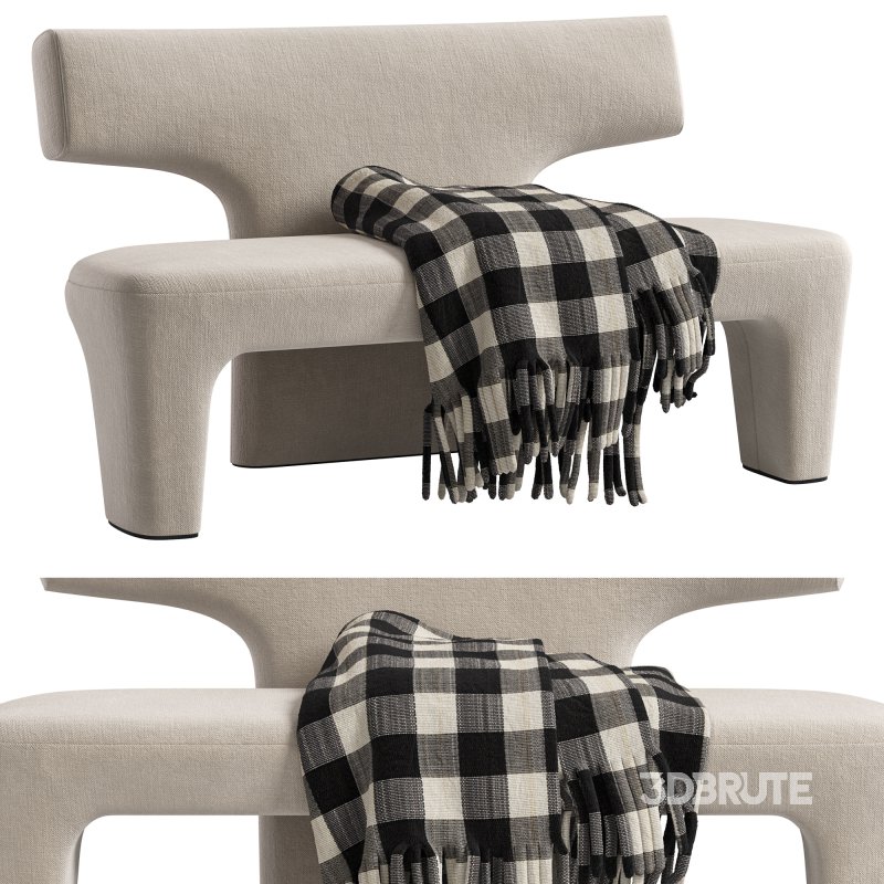 Armless Sofa FURNITURE By LITHO Image 5