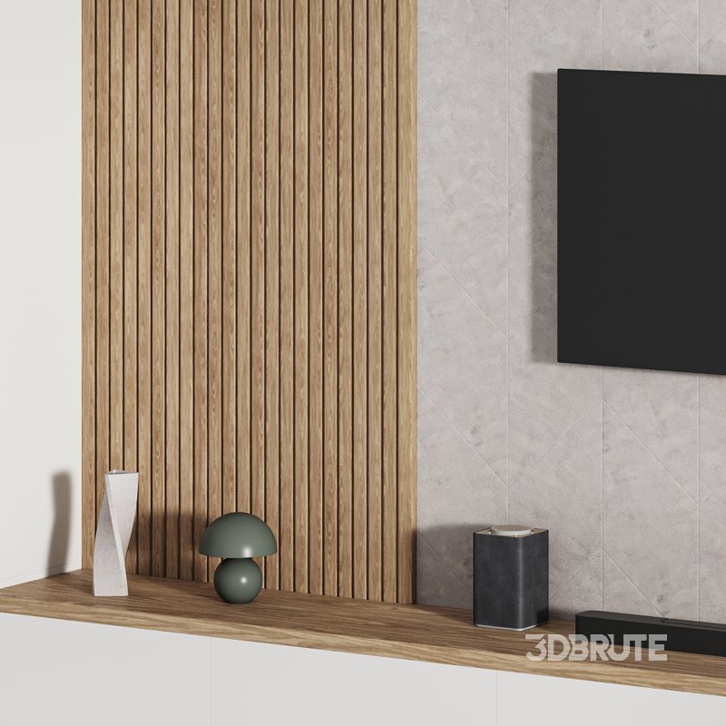 Modern TV Wall 019 Image 12