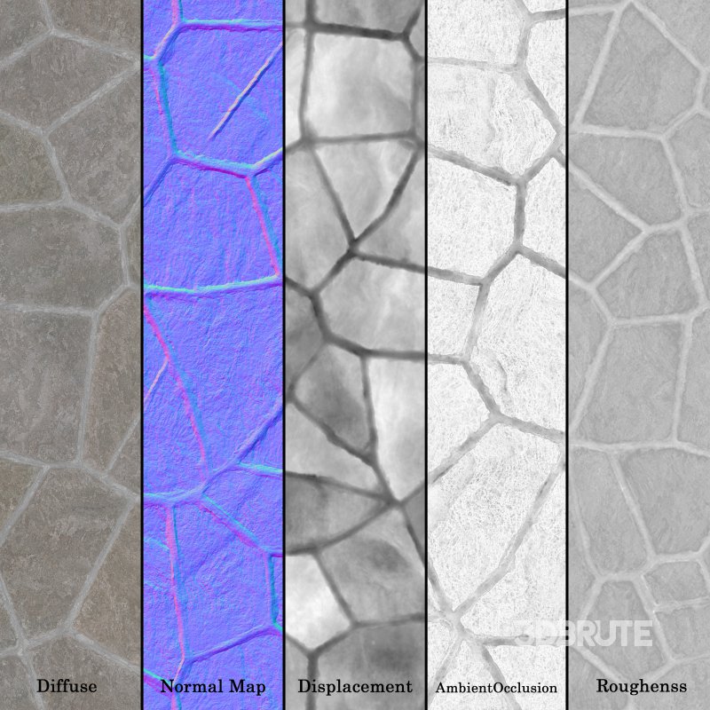 Stone Paving 07 – Seamless Image 6