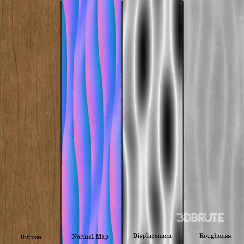 Art Wood 03 (Seamless) Image 5