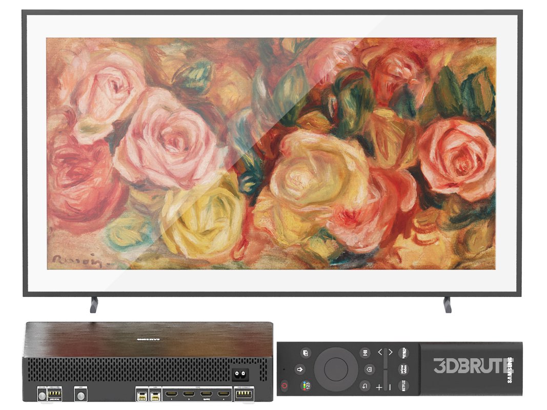 Samsung smart TV frame is03d with remote and connect box Image 5