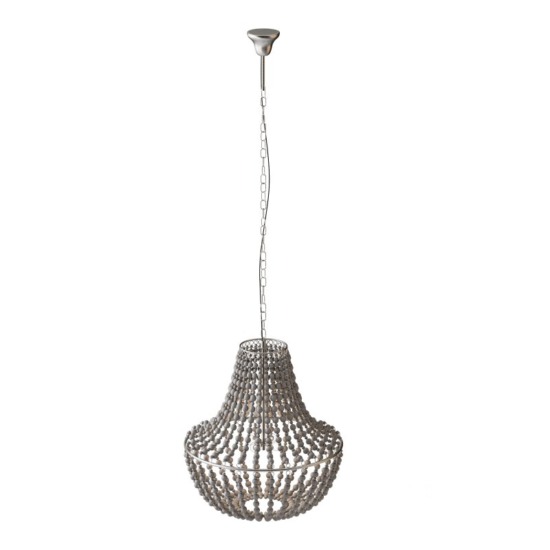 Wood Bead Chandelier Image 10