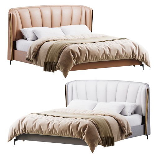 Wingback Headboard Bed