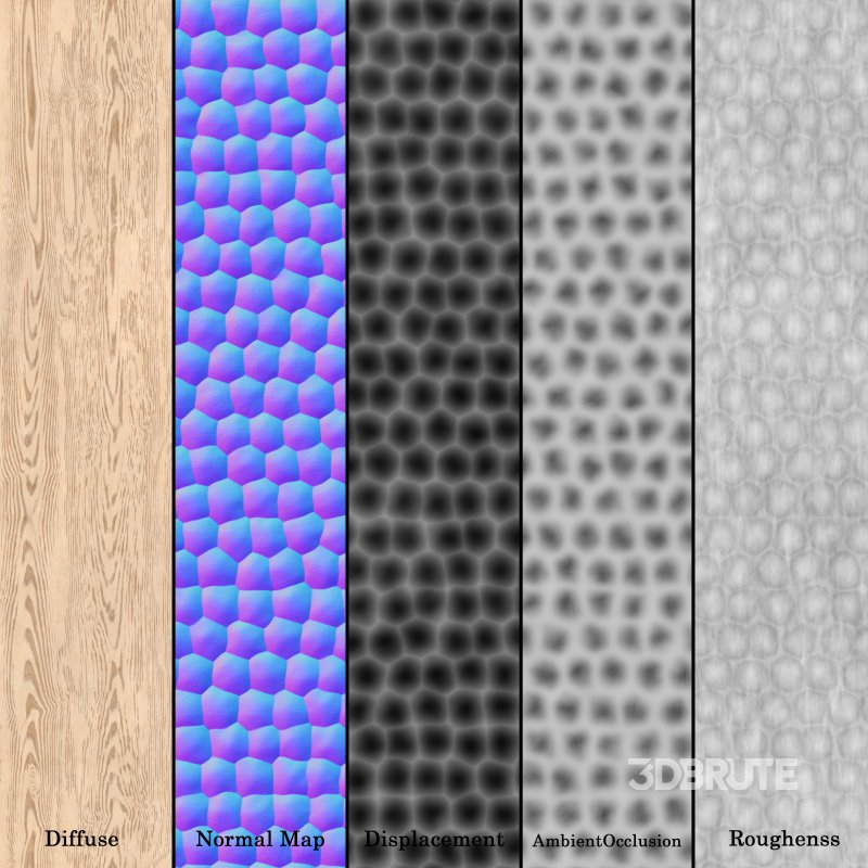 Art Wood 11 (Curve Wood-Seamless) Image 6