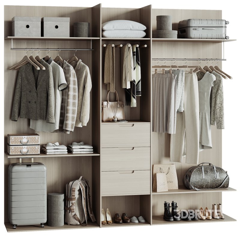 Clothing, shoes and accessories for wardrobe or shop 02 Image 1