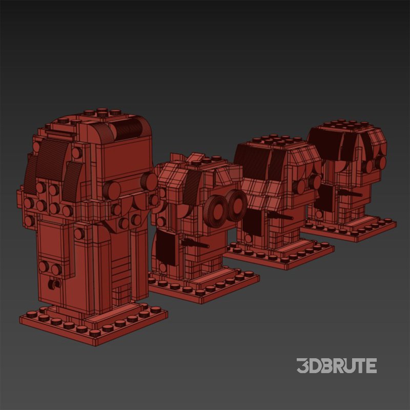 Lego Hagrid Garri Germiona Ron Image 6