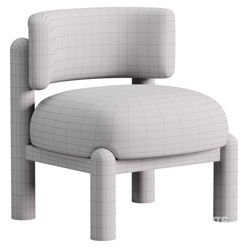 Harper Shearling Accent Chair Image 3