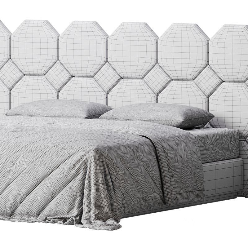 Pascal 380 Leather Bed Image 15