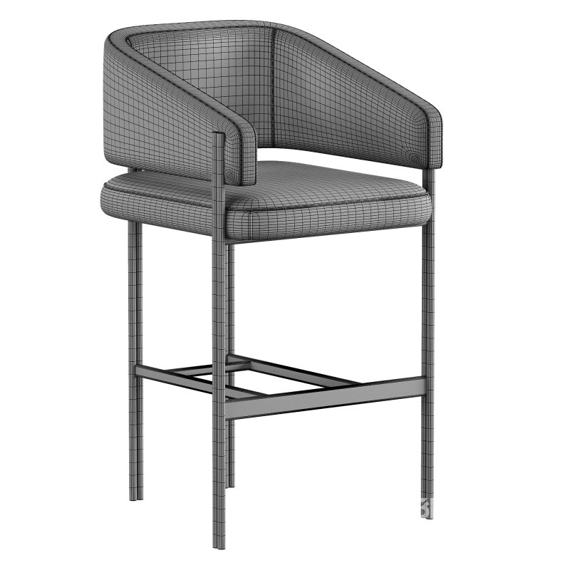 Liang Eimil Tatler Bar Stool Boucle Sand Image 7