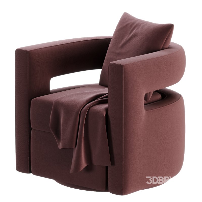 Kenneth Swivel Chair, Grey Image 6