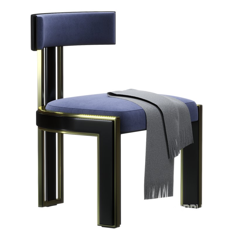 Bellus Dining Chair – Black Lacquer Image 2