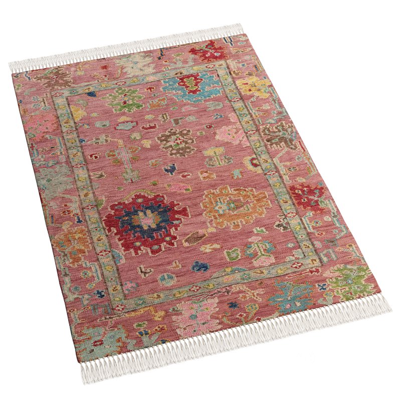 Wool Blend Tufted Tassel Rug Image 5