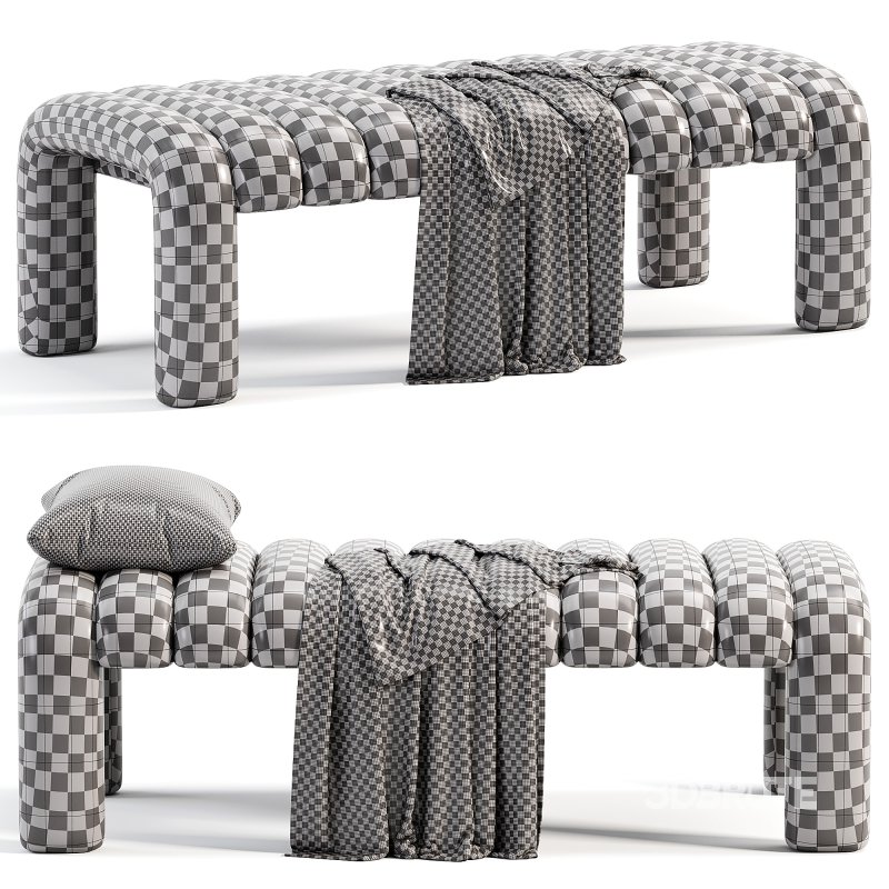 Willis Bench Boucle Natural Image 4