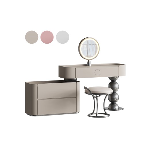 Orren Ellis Ensemble de meuble-lavabo contemporain en bois massif de luxe contemporain