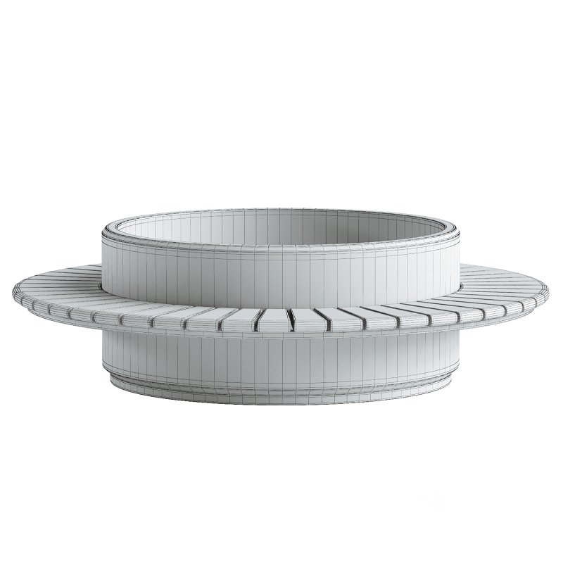 ROUND PLANTER BENCH 92 Image 3