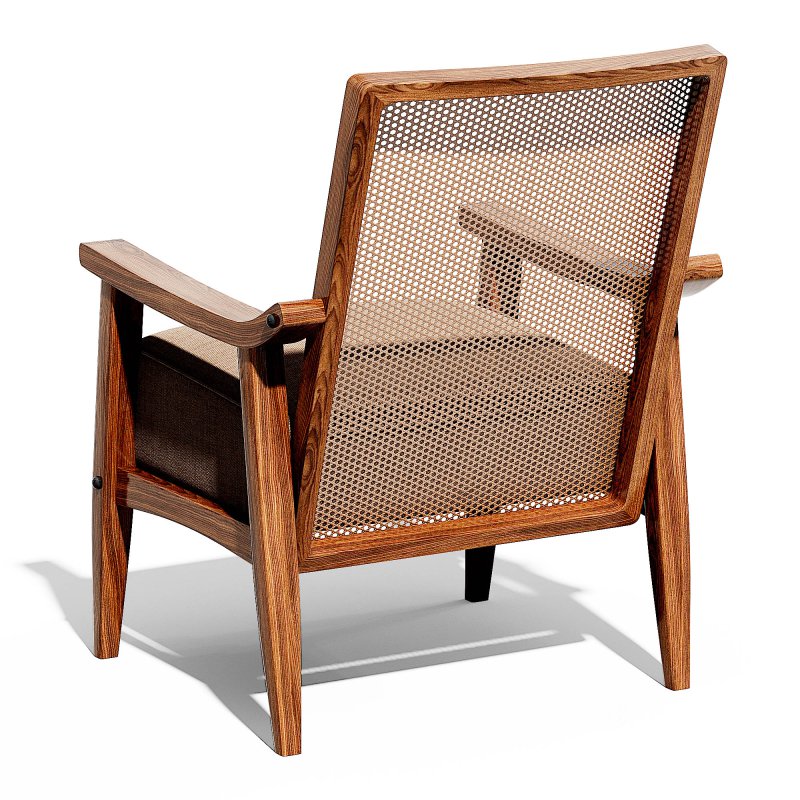 Solid Wood Accent Chair Image 6