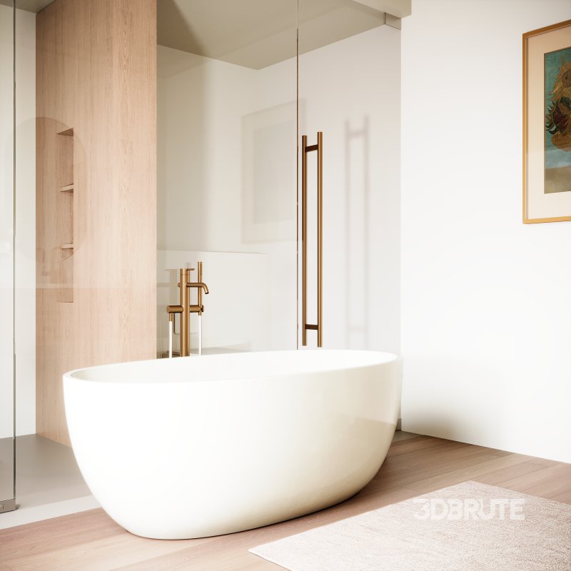 Modern minimalist bathroom Image 2