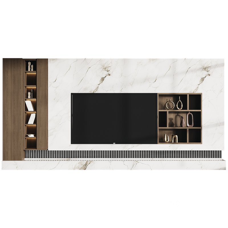 Modern TV Wall 01 Image 1