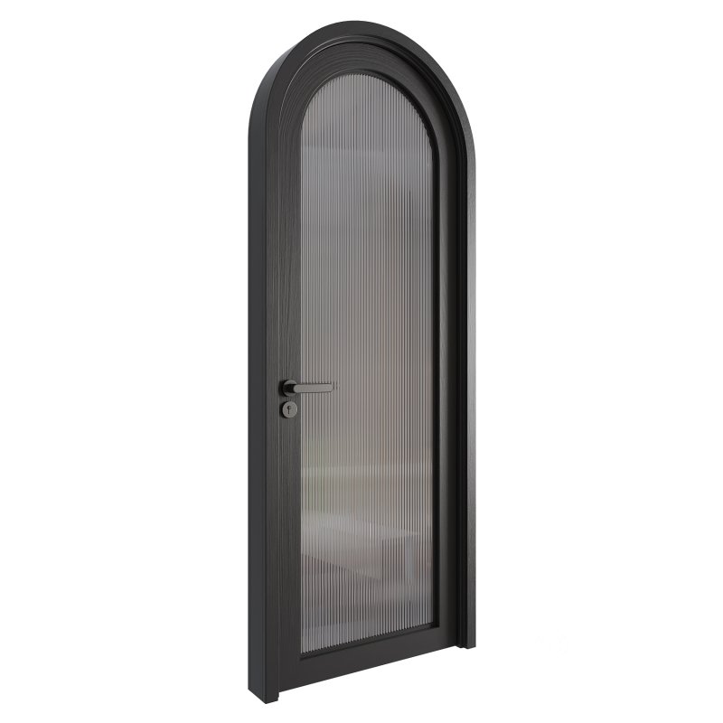 Modern Arched Wooden Door 05 Image 2