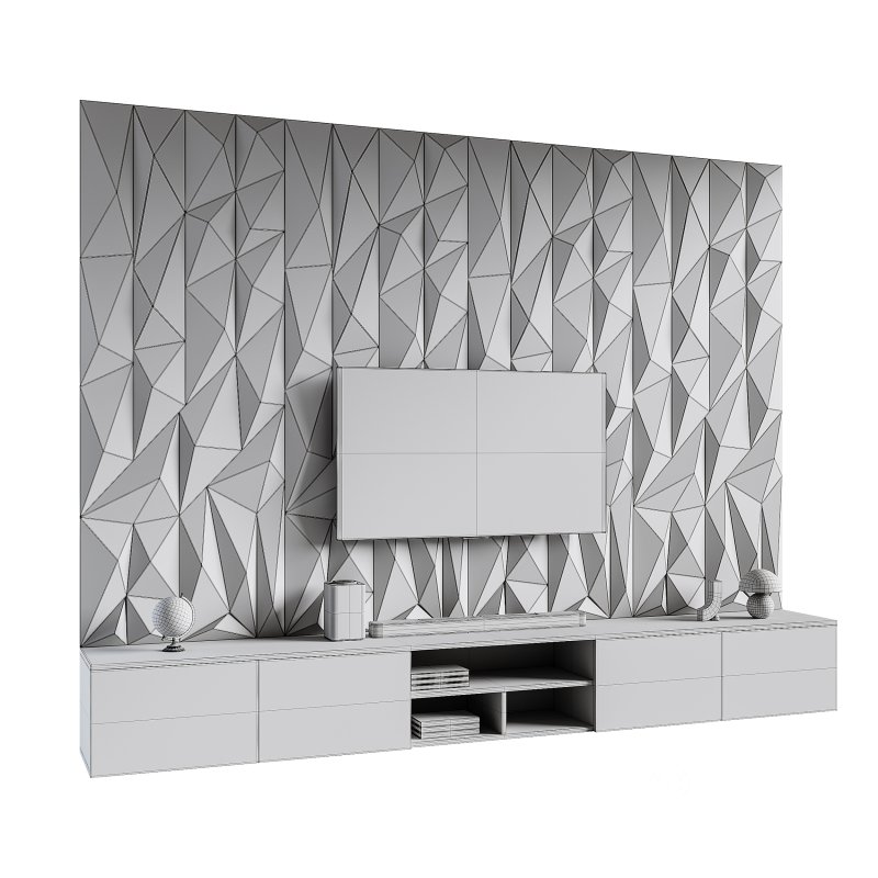 Modern TV Wall 021 Image 13