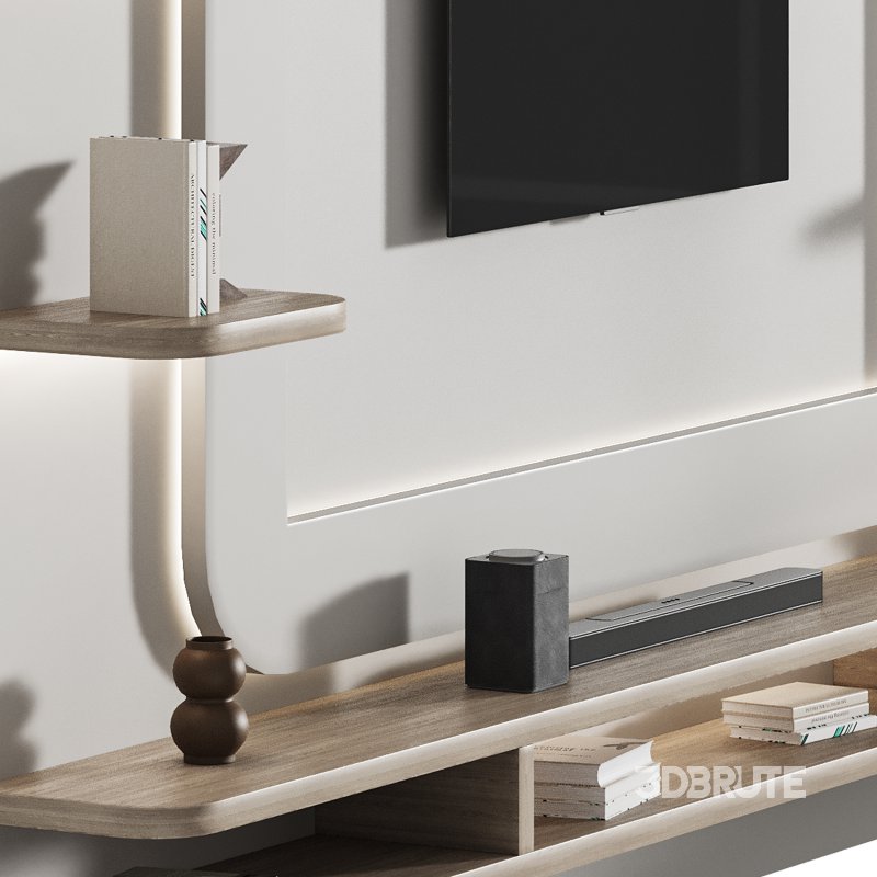 Modern TV Wall 024 Image 9