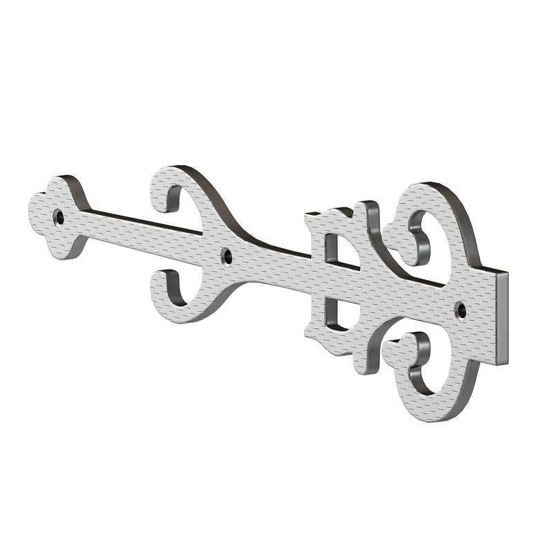 Wrought Iron Dummy Strap Hinge 11″ Door Dummy Hinge Image 8