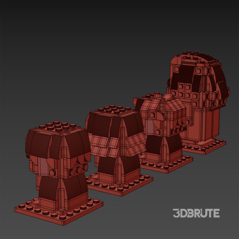 Lego Hagrid Garri Germiona Ron Image 7