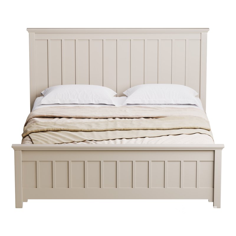 Solid Color Wood Bed Image 3